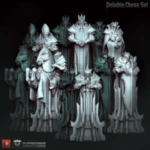 Paladin Chess Set – Cavaleiros Sagrados